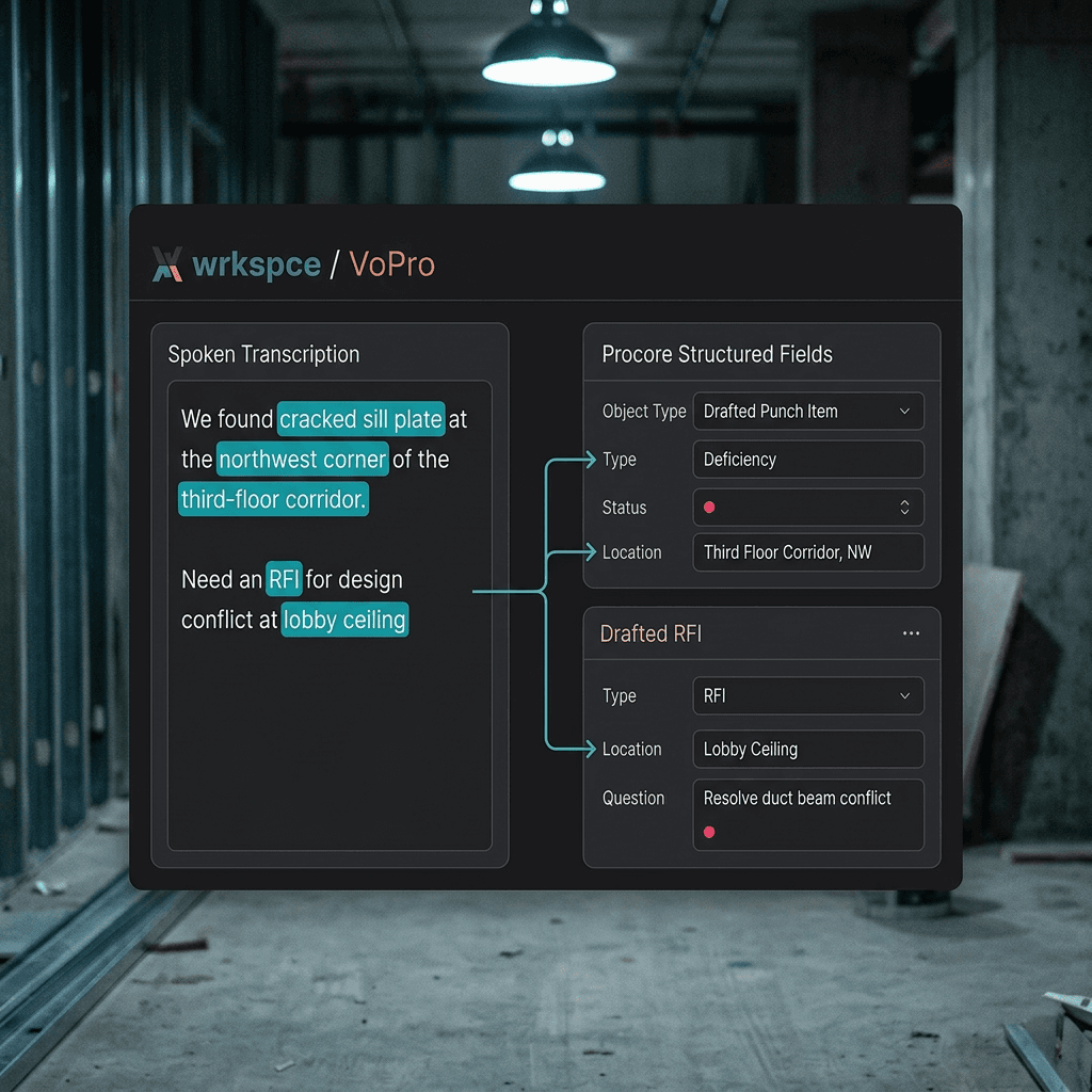 Map: AI pulls trade, location, dates, and action into the right object in your stack.